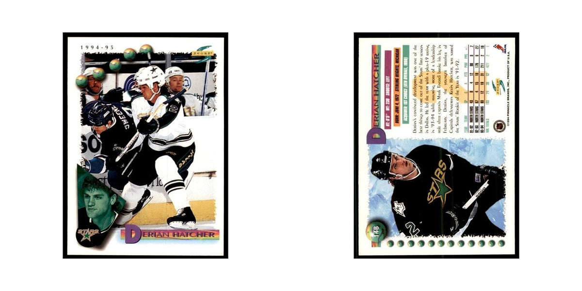 Derian Hatcher 1994 Score #148 Hockey Cards Hockey Card NM
