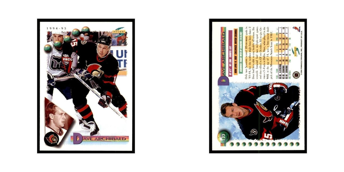 Dave Archibald 1994 Score #133 Hockey Cards Hockey Card NM
