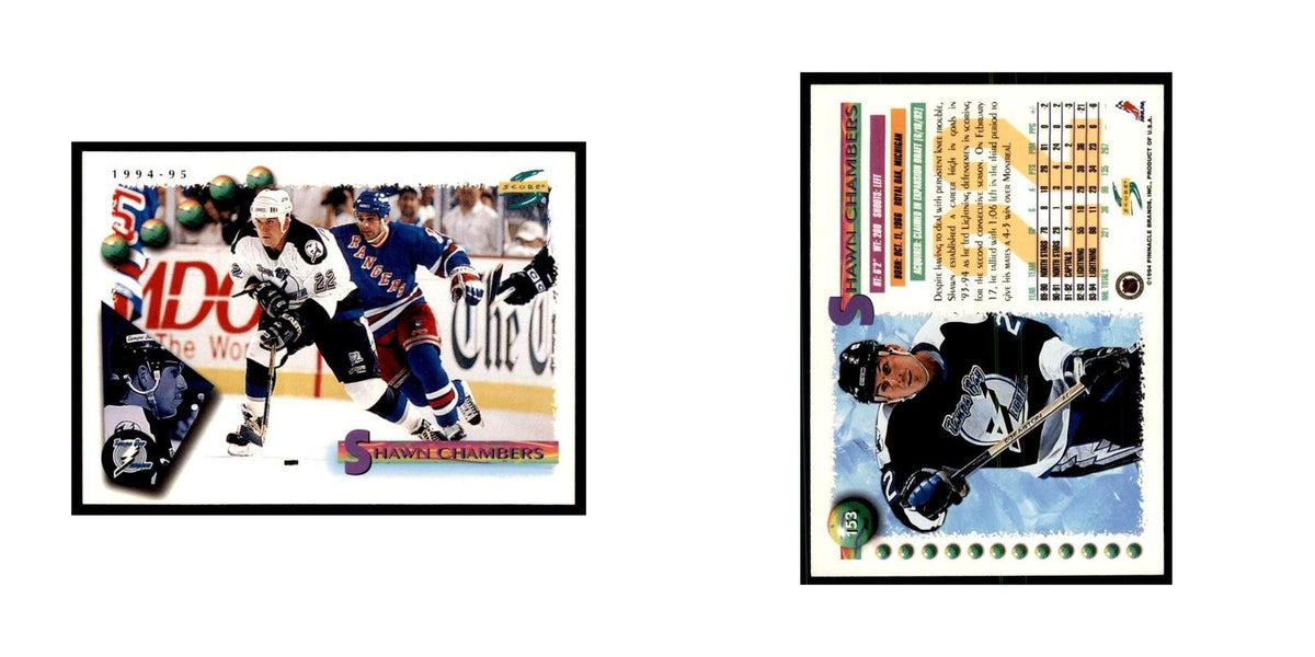 Shawn Chambers 1994 Score #153 Hockey Cards Hockey Card NM
