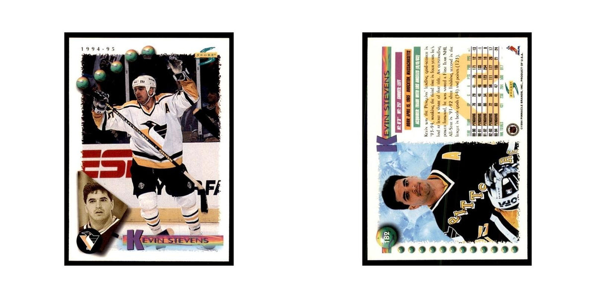 Kevin Stevens 1994 Score #182 Hockey Cards Hockey Card NM