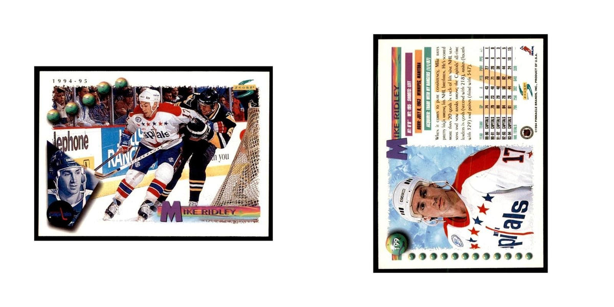 Mike Ridley 1994 Score #199 Hockey Cards Hockey Card NM