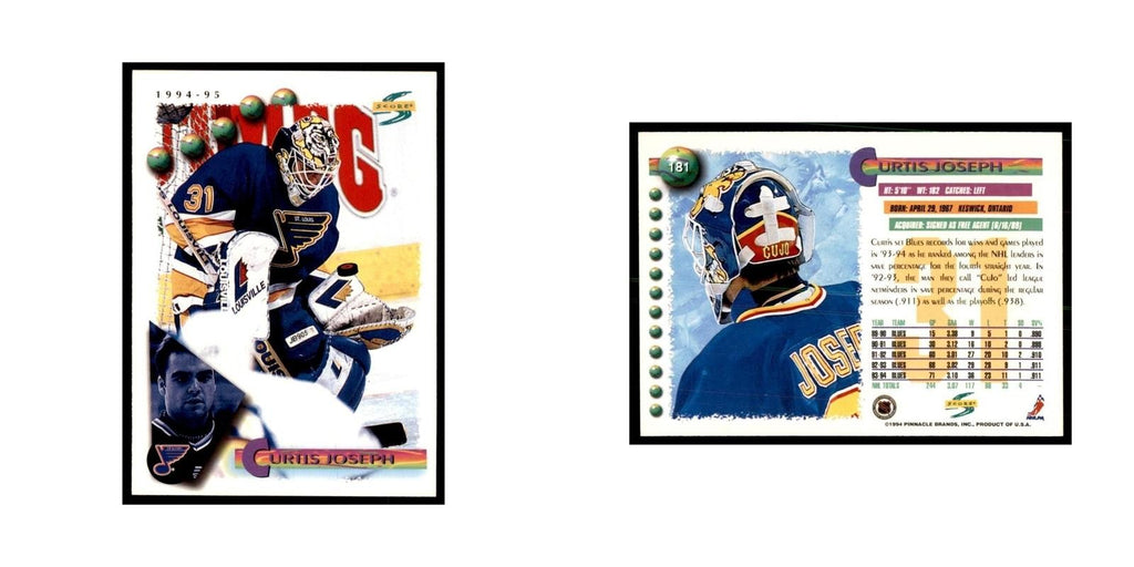 Curtis Joseph 1994 Score #181 Hockey Cards Hockey Card NM