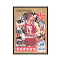 Chris Mullin 1990 NBA Hoops #22 Golden State Warriors Basketball Card NM