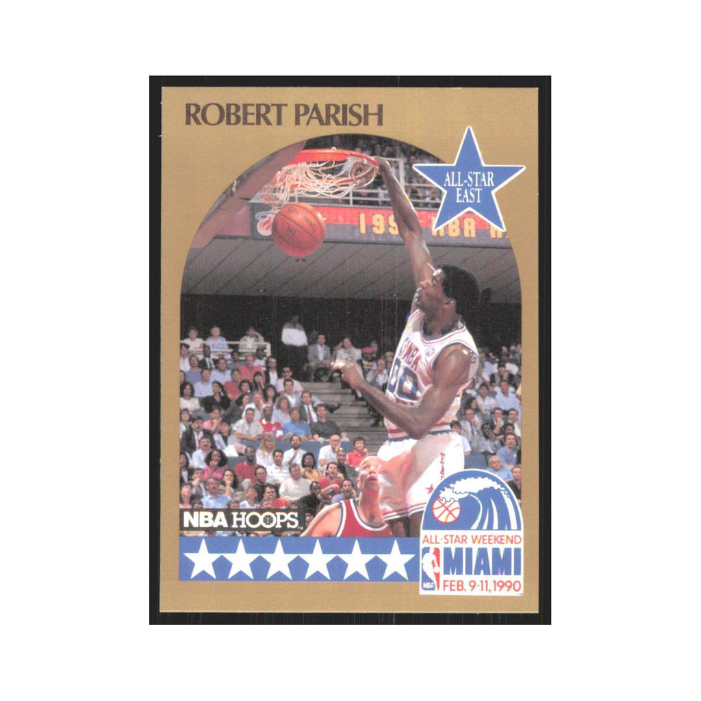 Robert Parish 1990 NBA Hoops #8 Boston Celtics Basketball Card NM