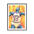 Patrick Ewing 1990 NBA Hoops #372 New York Knicks Basketball Card NM