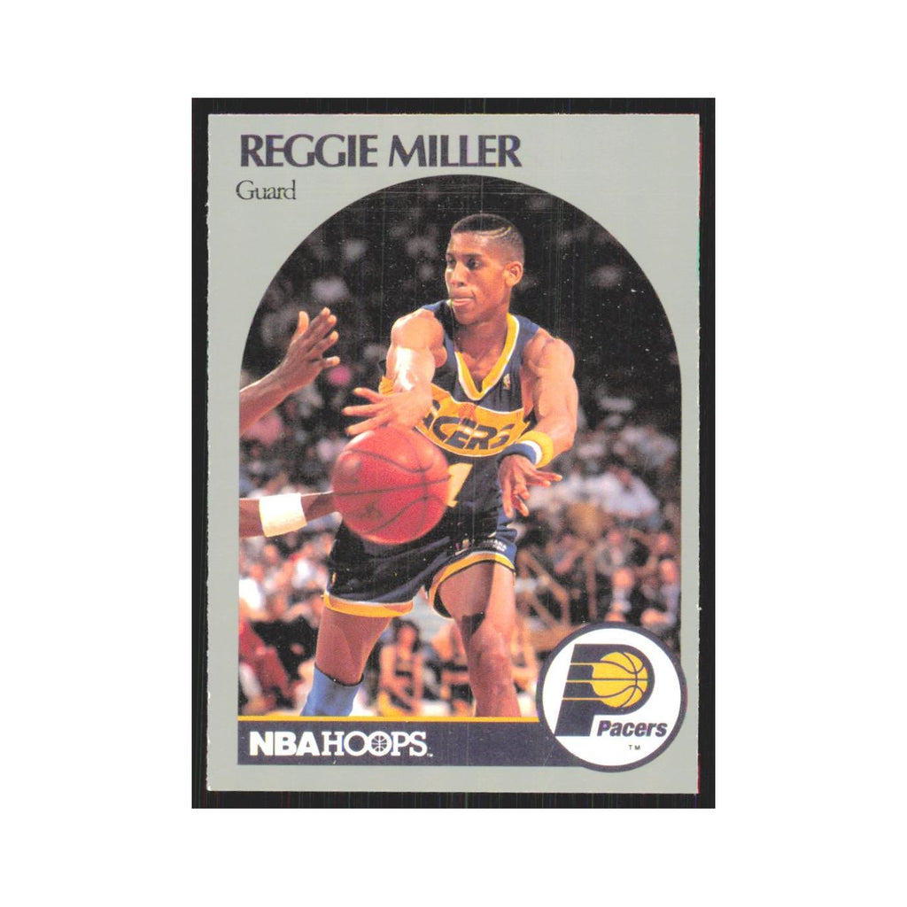 Reggie Miller 1990 NBA Hoops #135 Indiana Pacers Basketball Card NM
