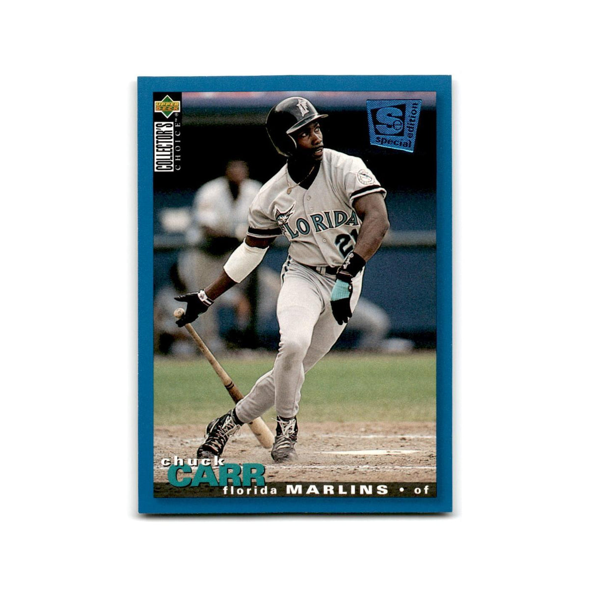 Chuck Carr 1995 Collector's Choice SE #133 Florida Marlins Baseball Card NM