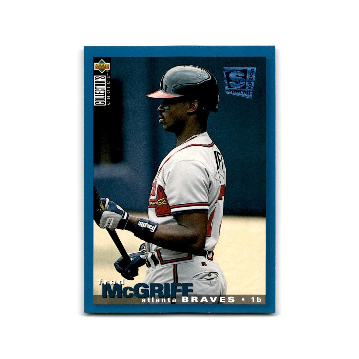 Fred McGriff 1995 Collector's Choice SE #65 Atlanta Braves Baseball Card NM