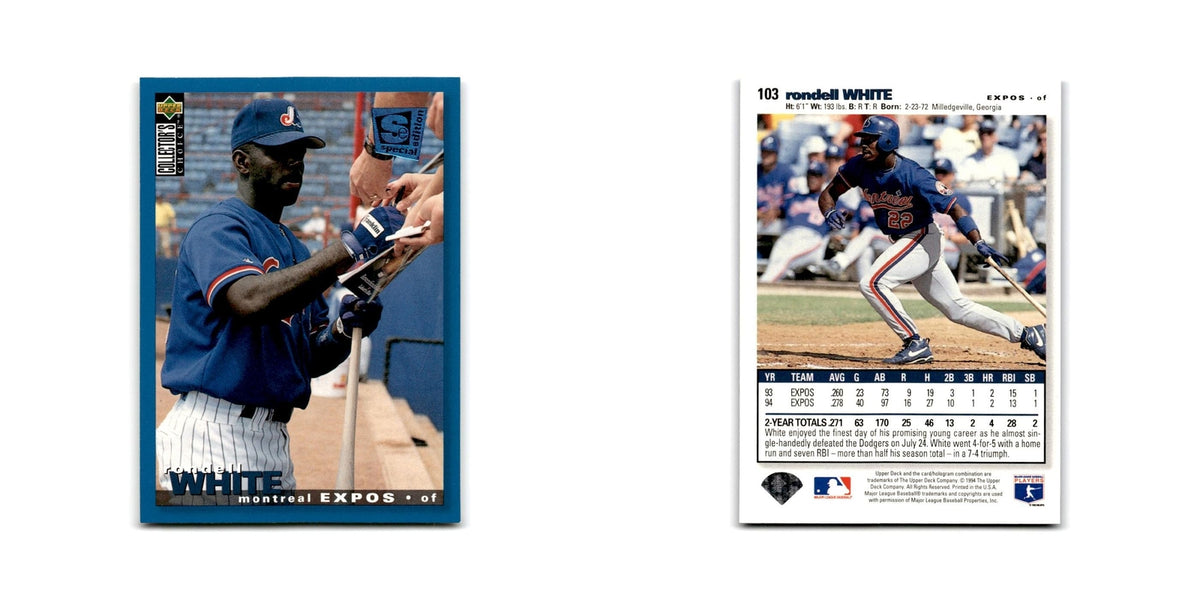 Rondell White 1995 Collector's Choice SE #103 Montreal Expos Baseball Card NM