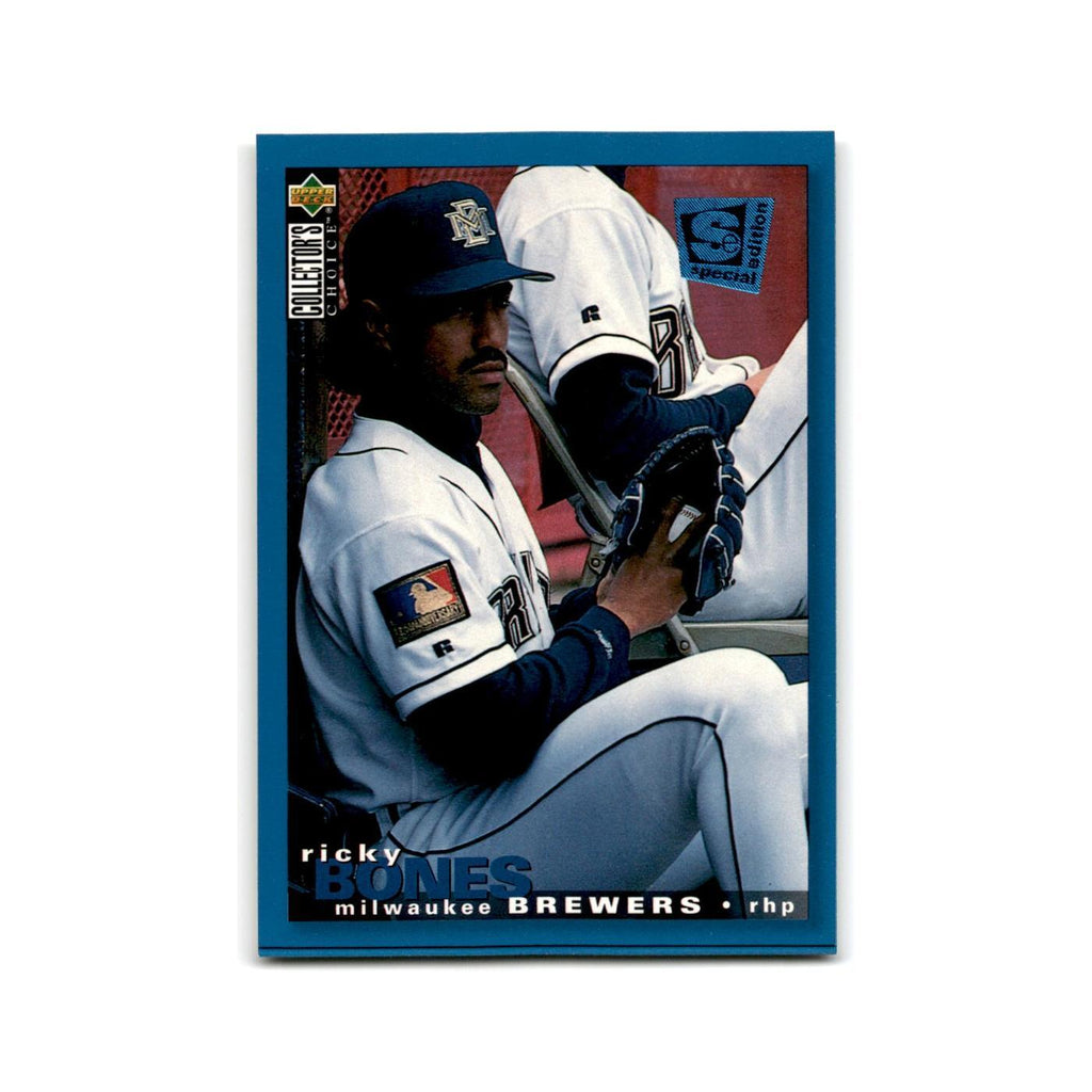 Ricky Bones 1995 Collector's Choice SE #68 Milwaukee Brewers Baseball Card NM