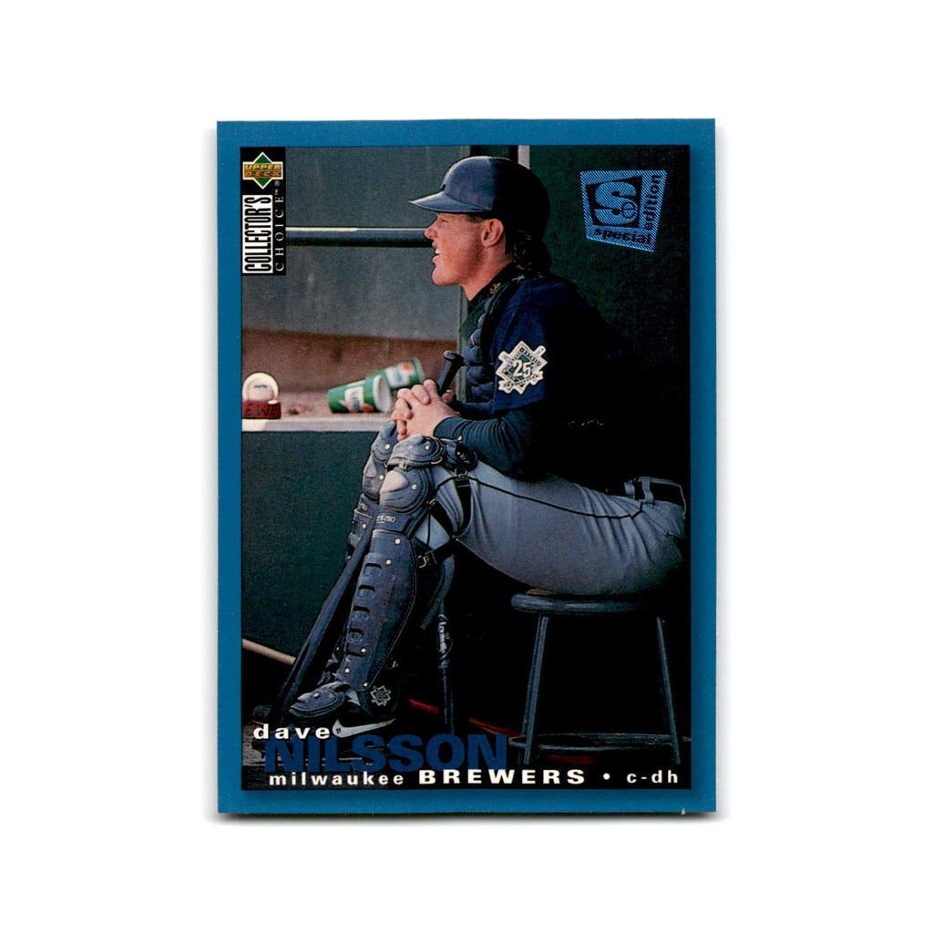 Dave Nilsson 1995 Collector's Choice SE #71 Milwaukee Brewers Baseball Card NM