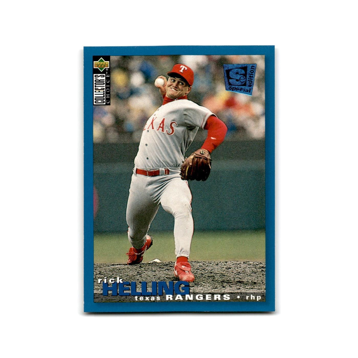 Rick Helling 1995 Collector's Choice SE #181 Texas Rangers Baseball Card NM