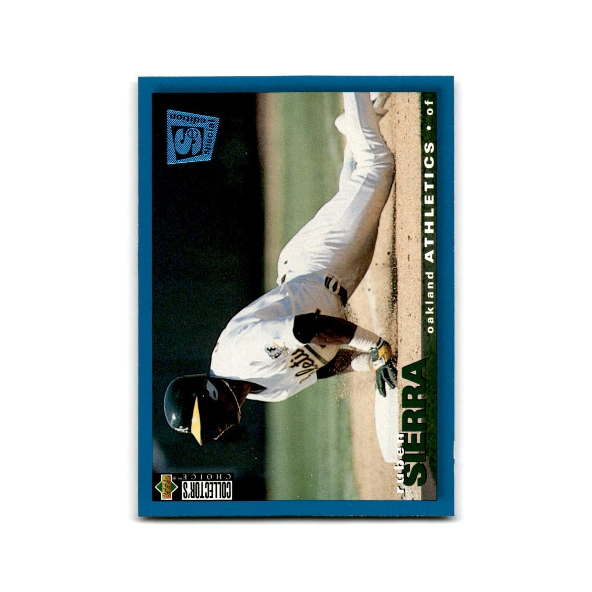 Ruben Sierra 1995 Collector's Choice SE #50 Oakland Athletics Baseball Card NM