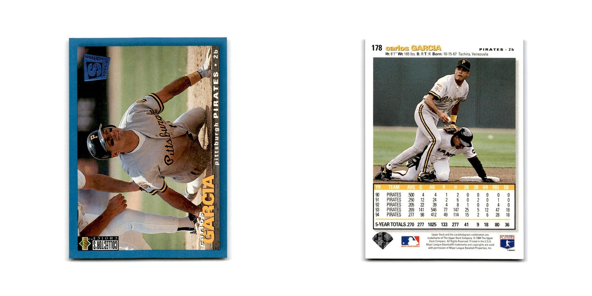 Carlos Garcia 1995 Collector's Choice SE #178 Pittsburgh Pirates NM