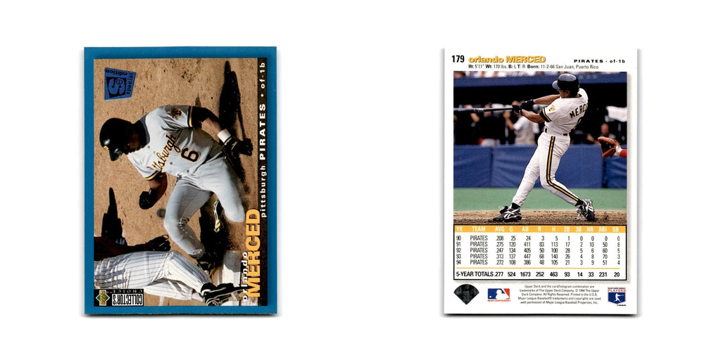 Orlando Merced 1995 Collector's Choice SE #179 Pittsburgh Pirates NM