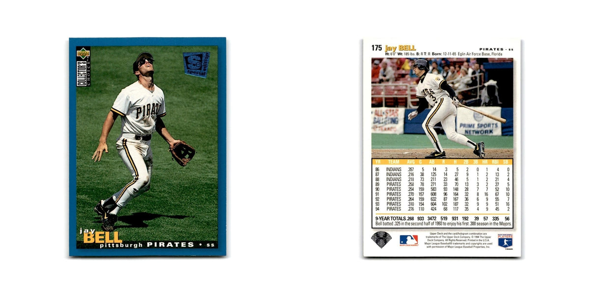 Jay Bell 1995 Collector's Choice SE #175 Pittsburgh Pirates Baseball Card NM