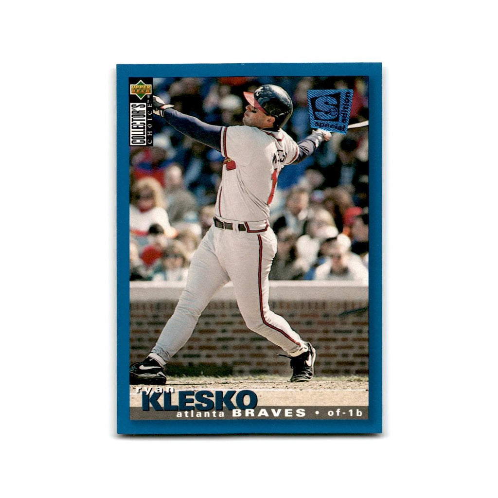 Ryan Klesko 1995 Collector's Choice SE #62 Atlanta Braves Baseball Card NM
