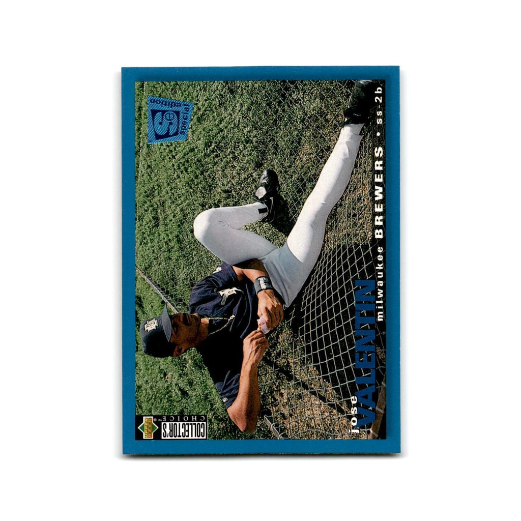 Jose Valentin 1995 Collector's Choice SE #72 Milwaukee Brewers Baseball Card NM