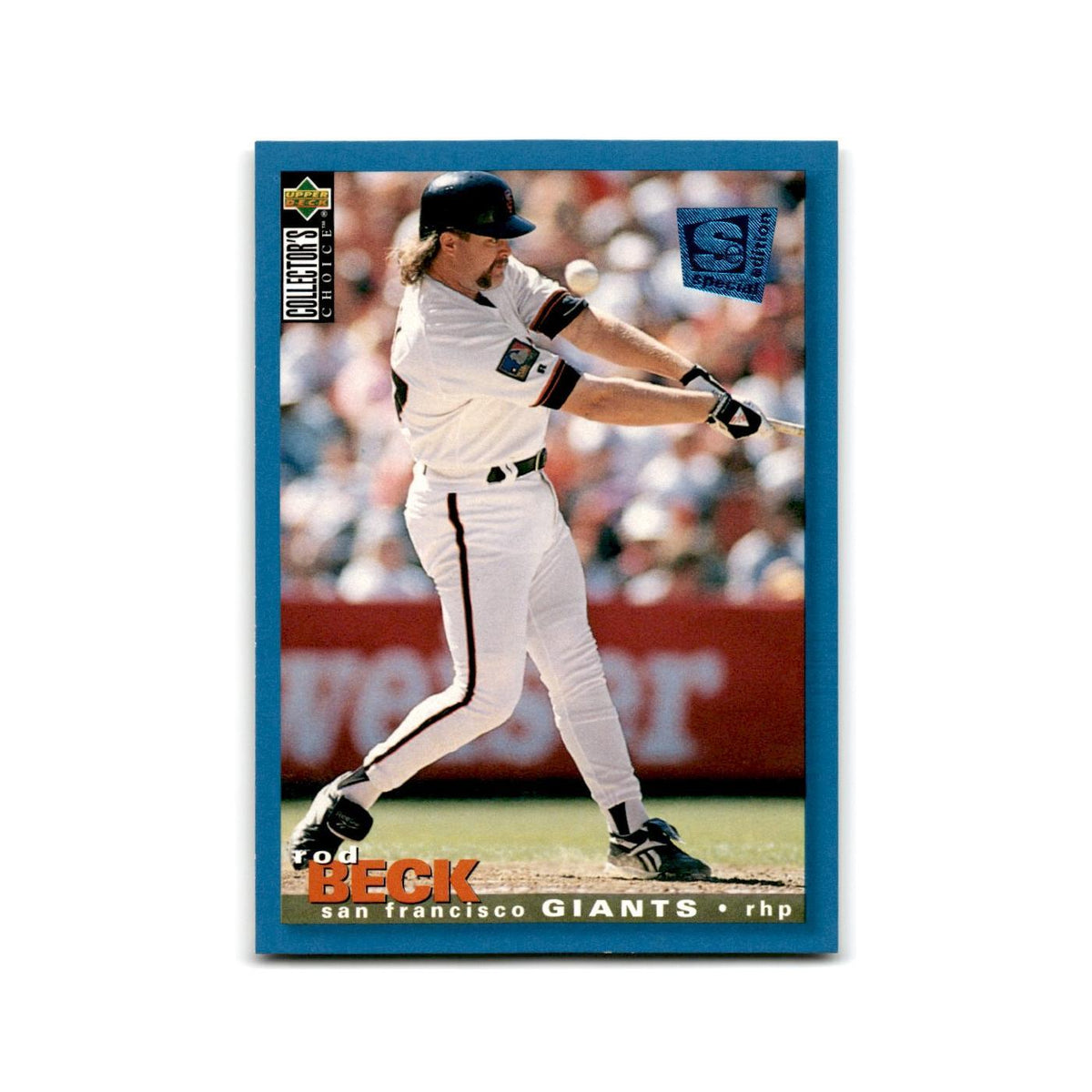 Rod Beck 1995 Collector's Choice SE #112 San Francisco Giants Baseball Card NM