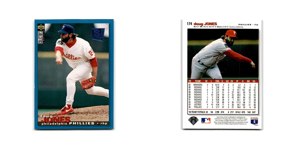 Doug Jones 1995 Collector's Choice SE #174 Philadelphia Phillies NM