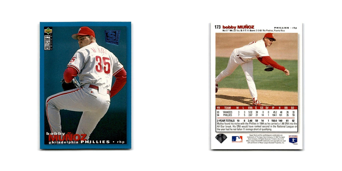 Bobby Munoz 1995 Collector's Choice SE #173 Philadelphia Phillies NM