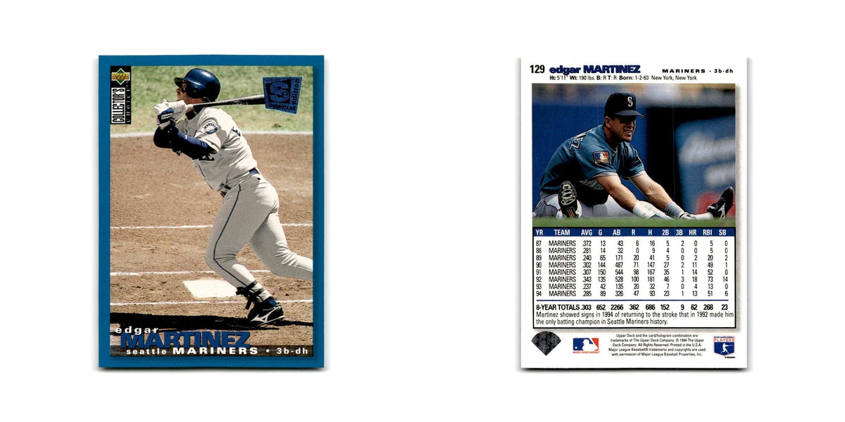Edgar Martinez 1995 Collector's Choice SE #129 Seattle Mariners Baseball Card NM