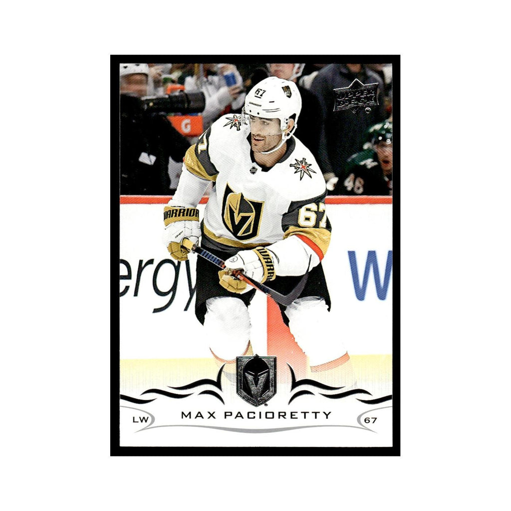 Max Pacioretty 2018 Upper Deck #430 Vegas Golden Knights Hockey Card NM