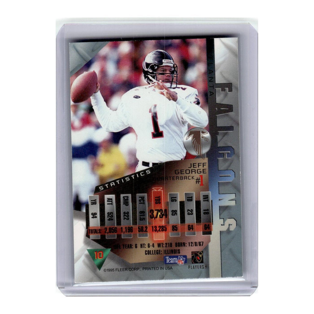 1995 Fleer Metal Jeff George Falcons #10