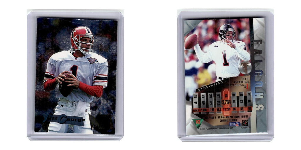 1995 Fleer Metal Jeff George Falcons #10