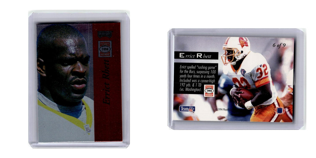 1994 Playoff Rookie Roundup Errict Rhett Buccaneers #6