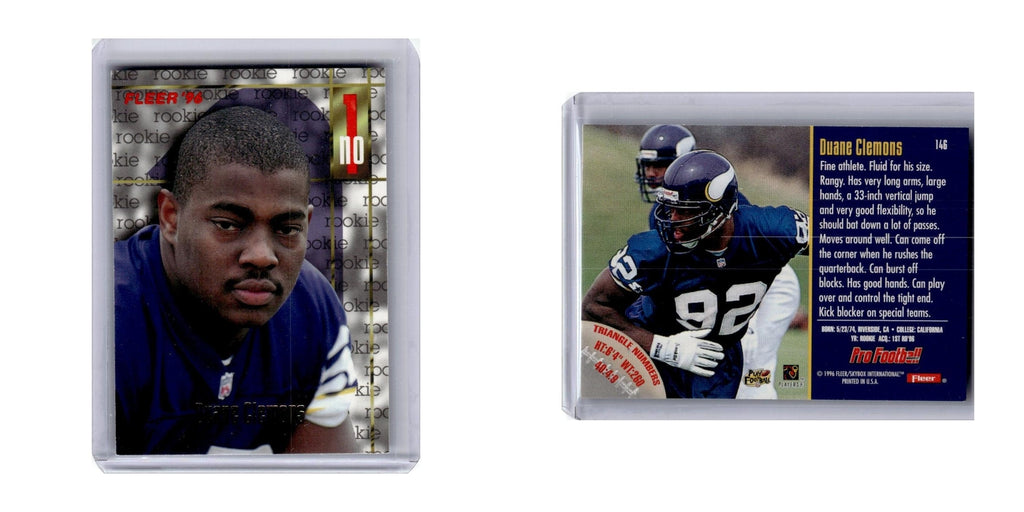 1996 Fleer Duane Clemons RC #146