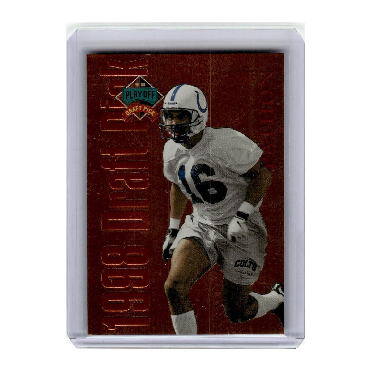 1998 Playoff Draft Picks Jerome Pathon Colts #13