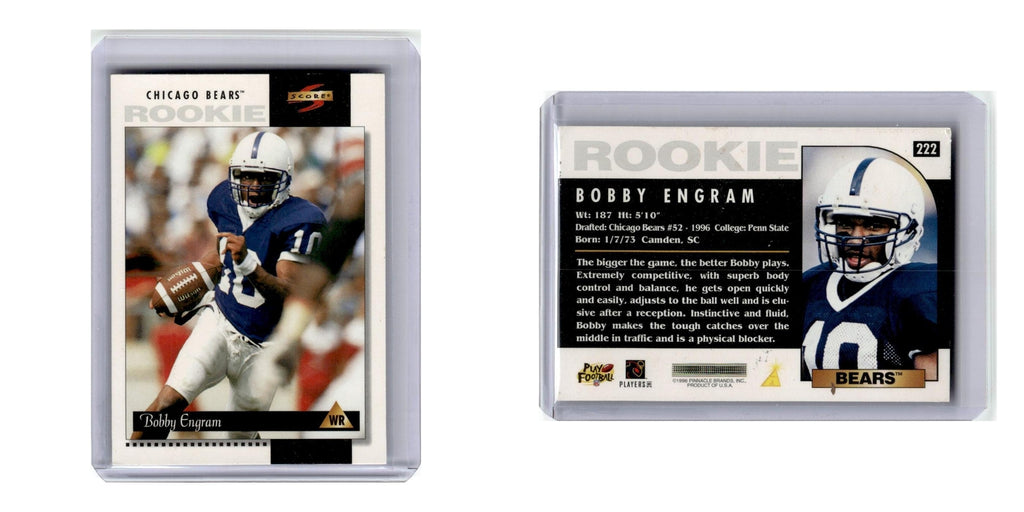 1996 Score Bobby Engram RC Bears #222