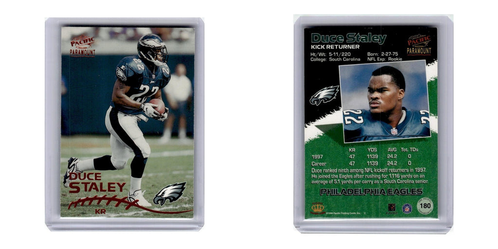 1998 Pacific Paramount Duce Staley Eagles #180