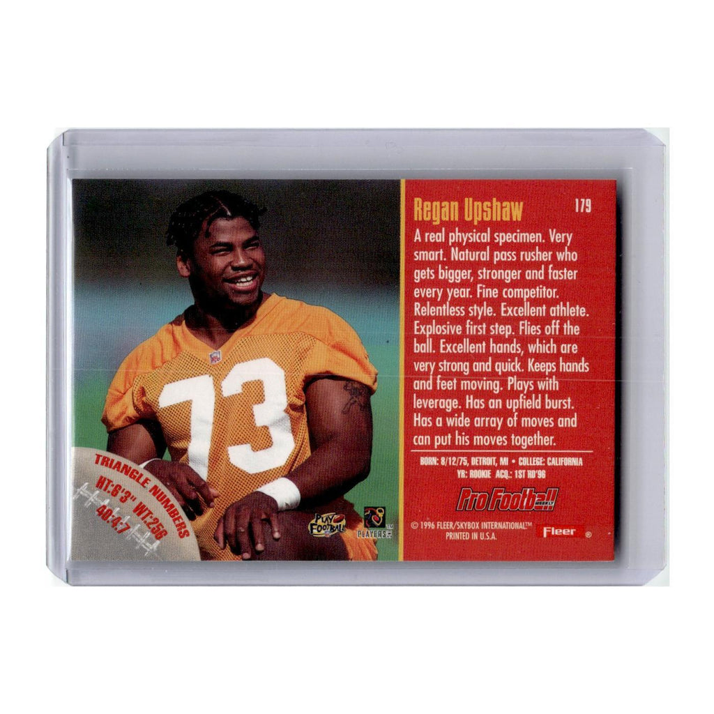 1996 Fleer Regan Upshaw RC Buccaneers #179