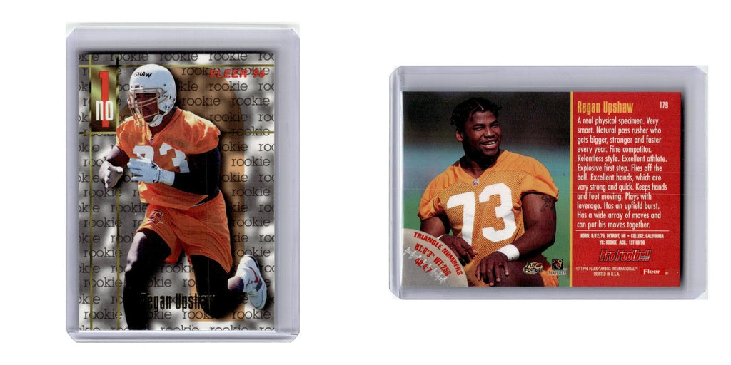 1996 Fleer Regan Upshaw RC Buccaneers #179
