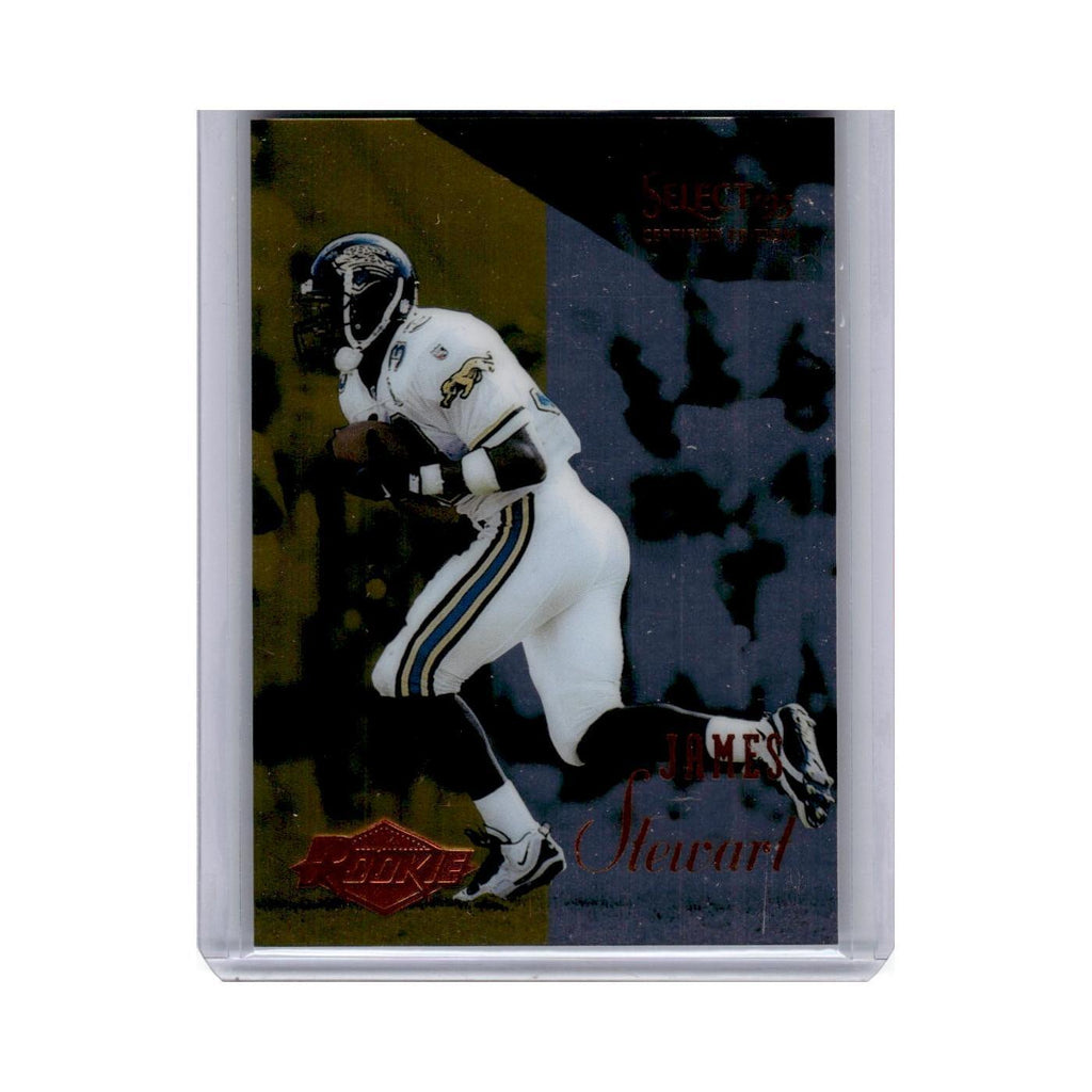 1995 Select Certified James Stewart RC Jaguars #118