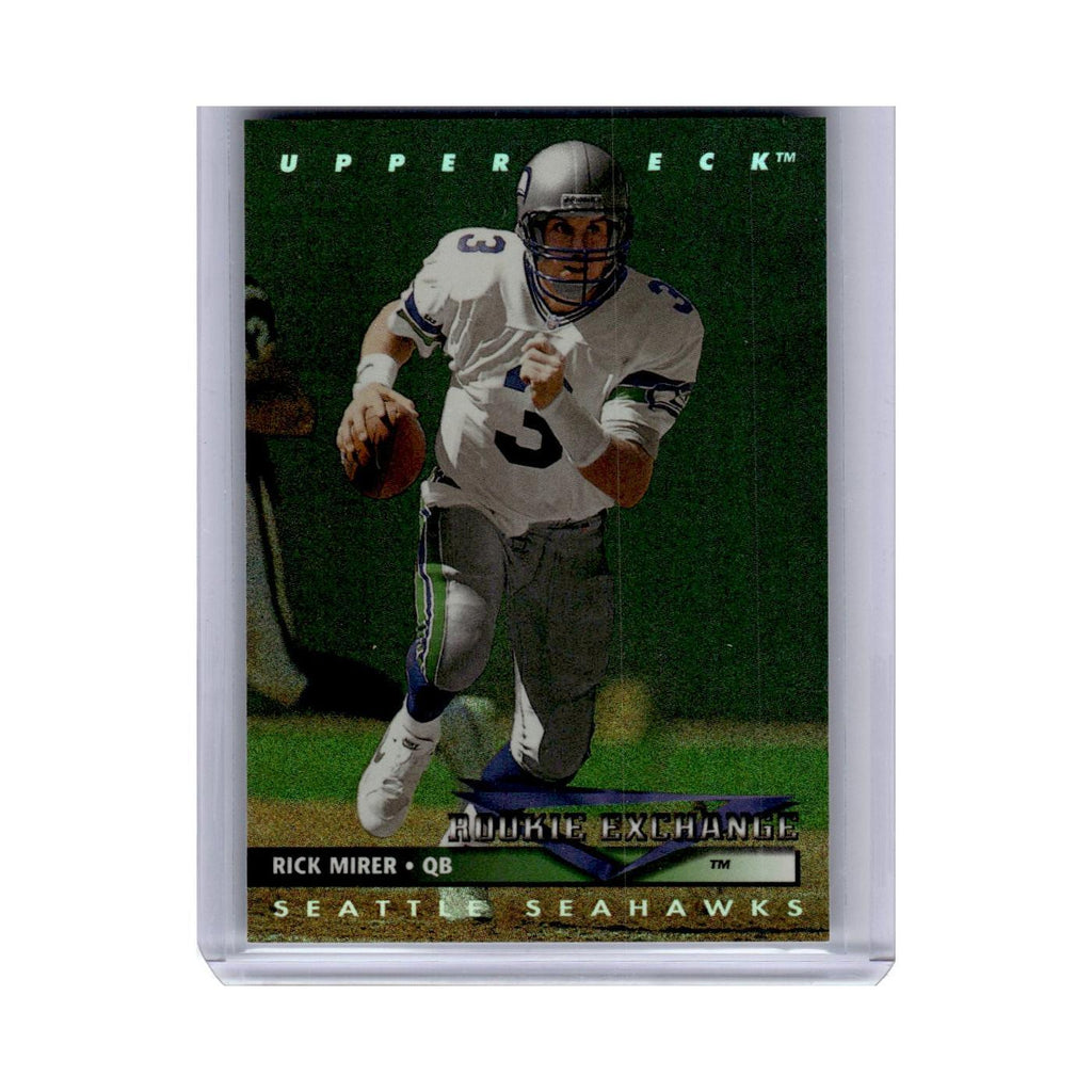 1993 Upper Deck Rookie Exchange Rick Mirer Seahawks #RE3