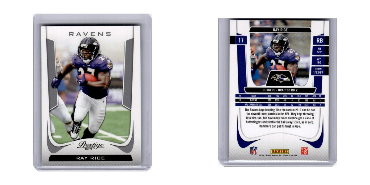 2011 Panini Prestige Ray Rice Ravens #17