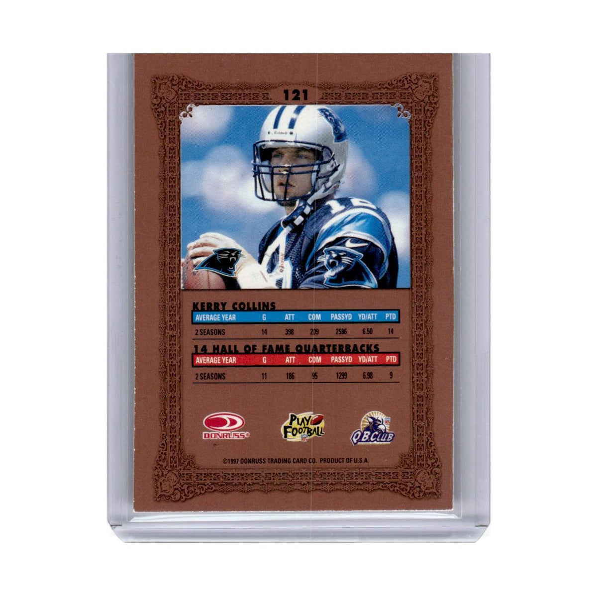 1997 Donruss Preferred Kerry Collins Panthers #121