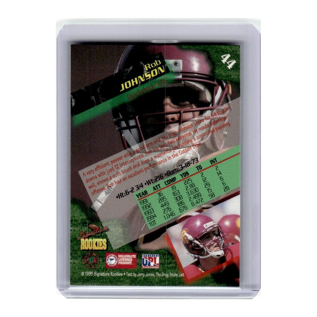 1995 Signature Rookies Rob Johnson USC Trojans #44