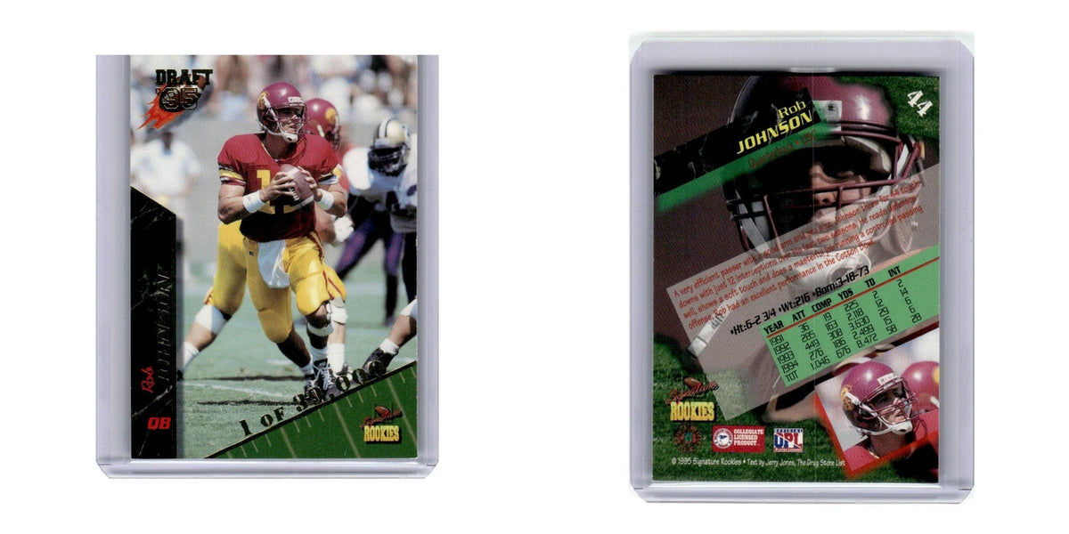1995 Signature Rookies Rob Johnson USC Trojans #44