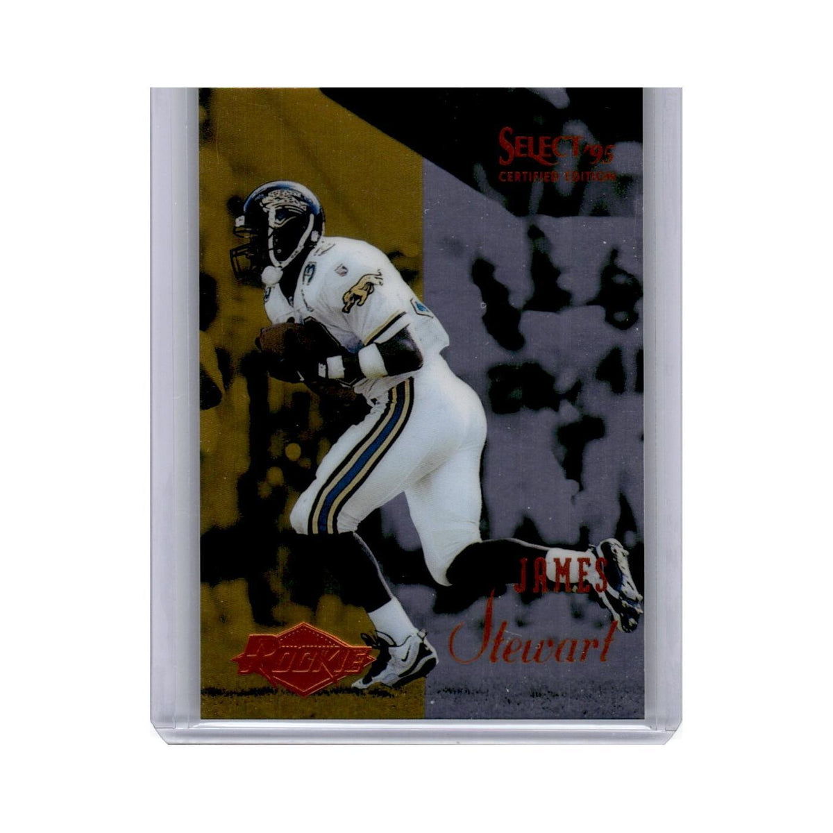 1995 Select Certified James Stewart RC Jaguars #118