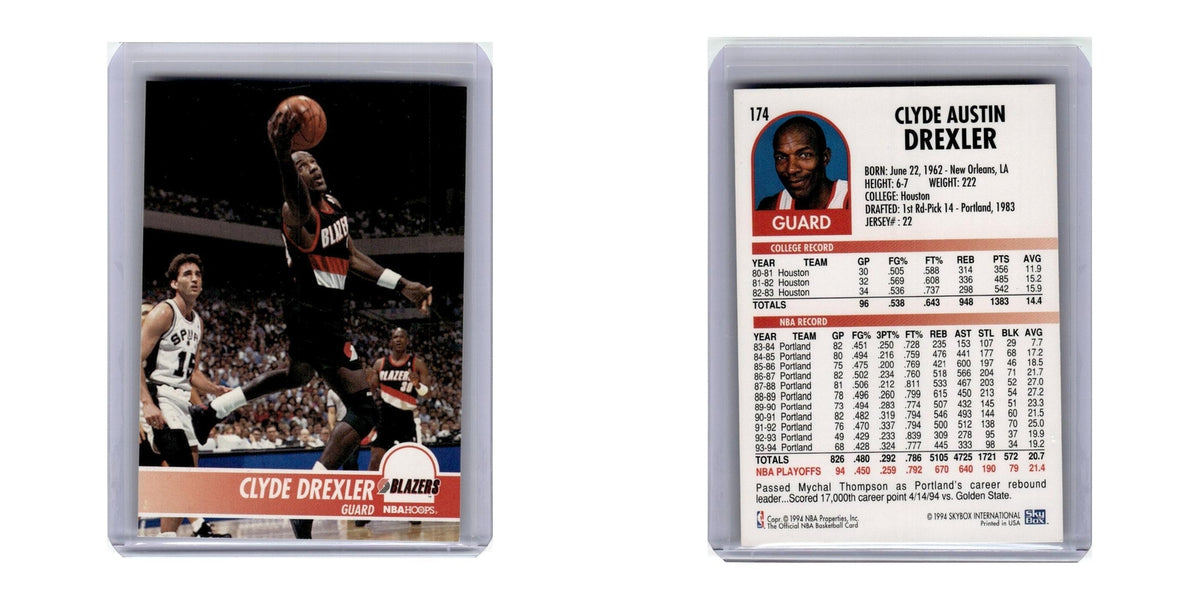 1994 Hoops Clyde Drexler Blazers #174