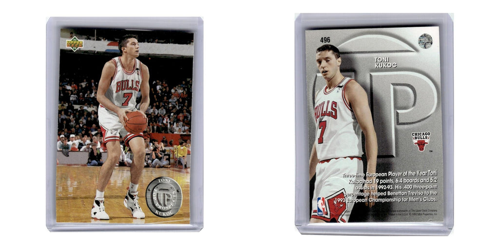 1993 Upper Deck Toni Kukoc Bulls #496
