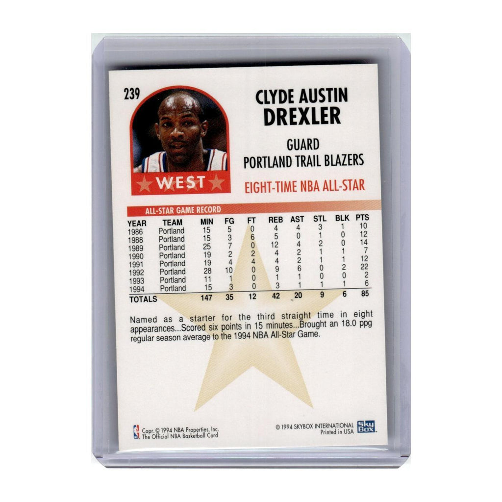 1994 Hoops Clyde Drexler Blazers #239