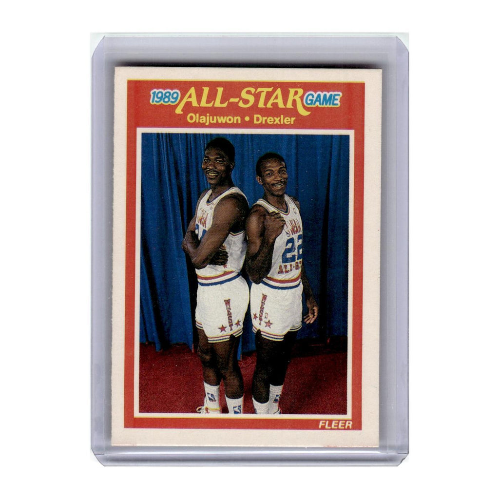 1990 Fleer Olajuwon Drexler All Star #164