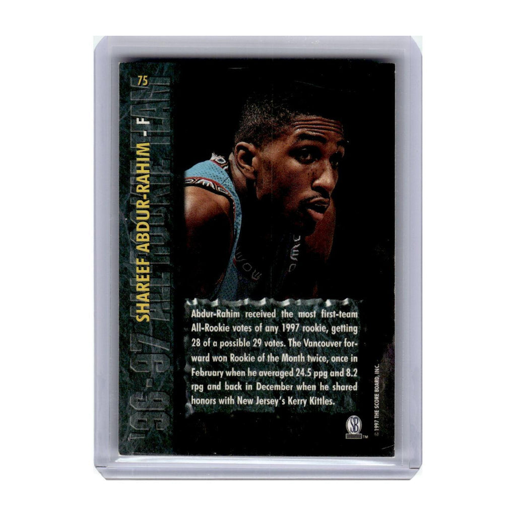 1997 Score Board Shareef Abdur-Rahim RC Vancouver Grizzlies #75