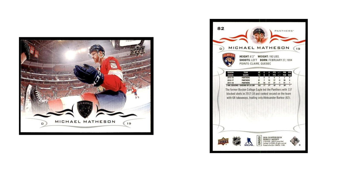 Michael Matheson 2018 Upper Deck #82 Hockey Cards Hockey Card NM