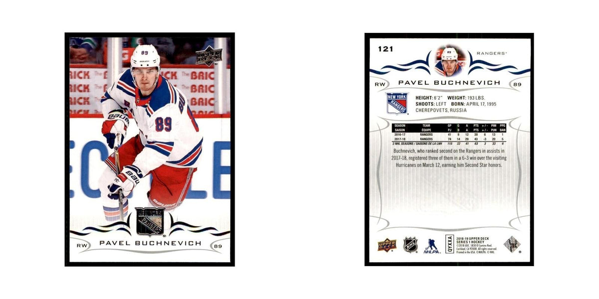 Pavel Buchnevich 2018 Upper Deck #121 Hockey Cards Hockey Card NM